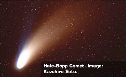 Hale-Bopp Comet. Image: Kazuhiro Seto