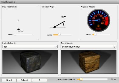 Screenshot of Impact Calculator